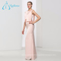 Sequined Beading Pleat Sashes Satin Sexy Evening Dress